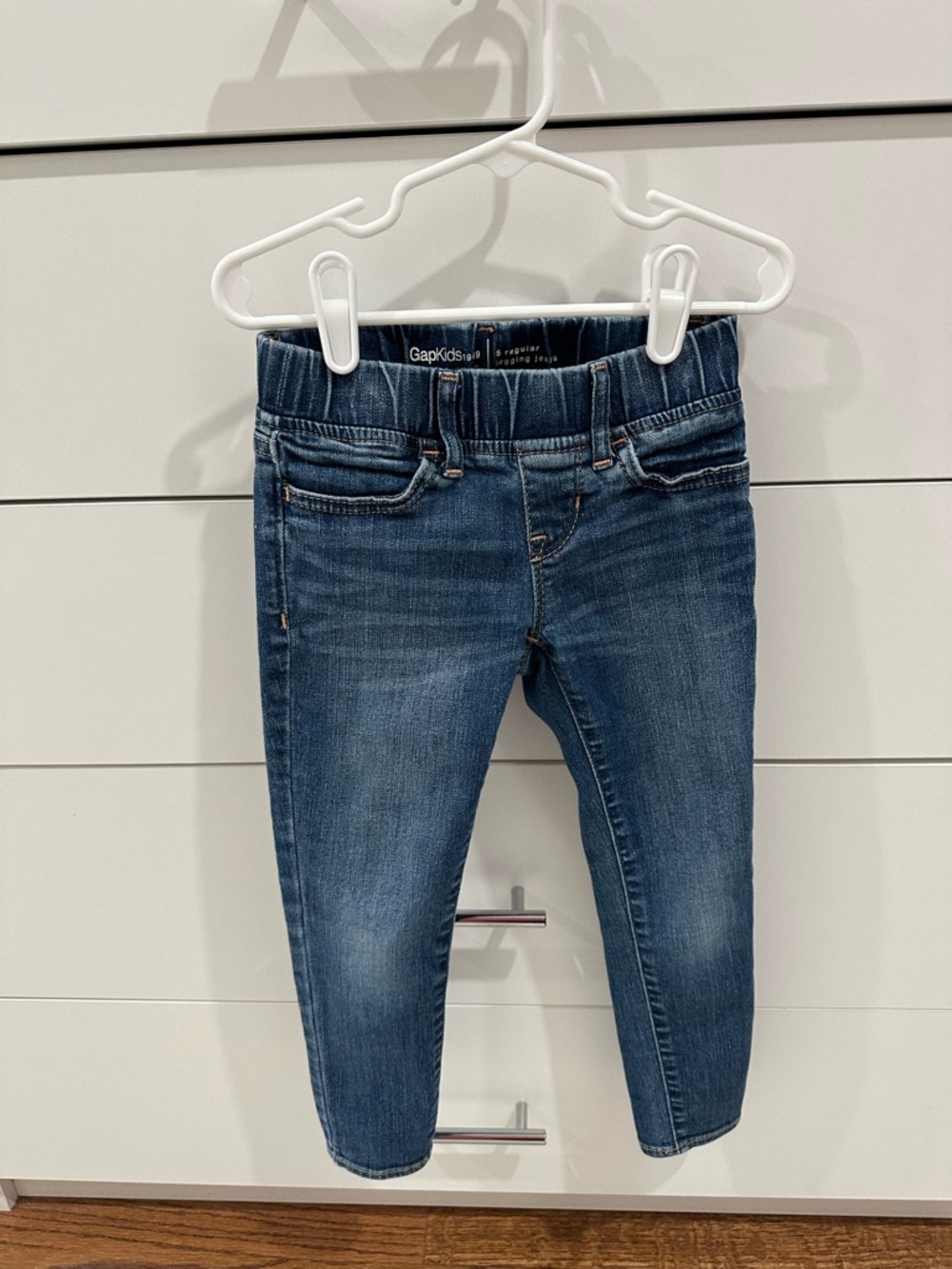 GAP Kids Girls Dark Blue Elastic Waist Jeans Size 5